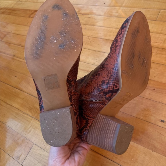 Madewell bea bootie snakeskin - Picture 3 of 5